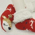 Winter Crochet Fuzzy Fluffy Sherpa Slipper Socks